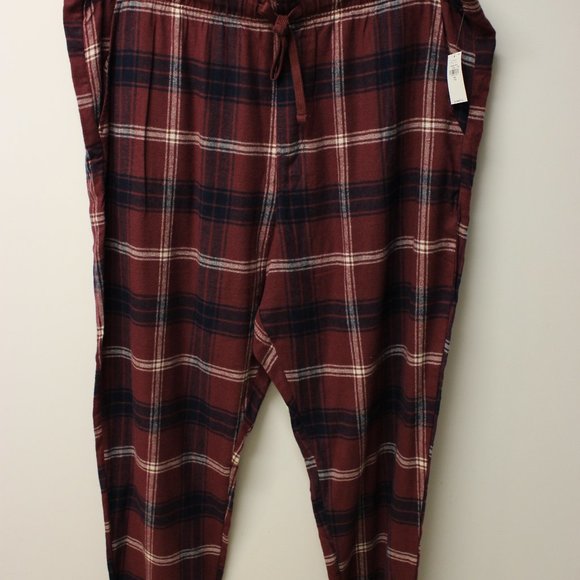 Men's Red Plaid Old Navy Pajama Pants #2 - Picture 1 of 4